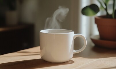 Obraz premium cup of coffee on the table