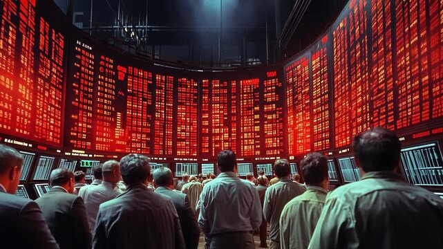 Market Meltdown: The Chaos and Despair of a Stock Market Crash