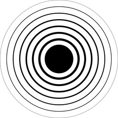 Circle blend line frame template design. Design elements