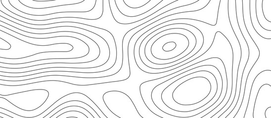 White topology and topography vector design abstract background contour map texture for print works . black curve line background with wave shape vector illustration.