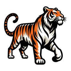 Tiger vector illustration.