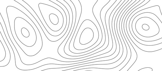 White topology and topography vector design abstract background contour map texture for print works . black curve line background with wave shape vector illustration.