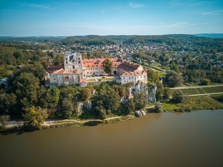 Monastery in Tyniec, in the city of Krakow, Poland.