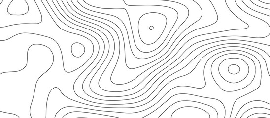 White topology and topography vector design abstract background contour map texture for print works . black curve line background with wave shape vector illustration.