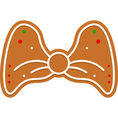 Gingerbread Ribbon Bow