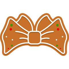 Gingerbread Ribbon Bow