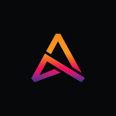 a triangle logo design