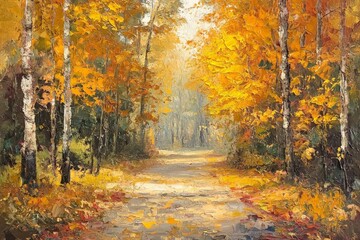 Obraz premium Abstract oil painting illustration background