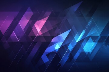 Blue Gradient Vector with Geometric Pattern