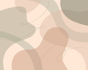 Neutral abstract shape eart tone color pattern layout copy space background print art wallpaper	