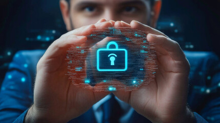 A cybersecurity consultant advising a company on the latest security solutions, ensuring full protection against emerging threats.