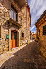 sighteeing during a visit to the village of Castelmezzano, Potenza