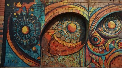 Obraz premium detail of a art