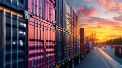 A logistics company implementing digital transformation solutions, with a focus on automation, AI, and data analytics to improve operations.