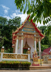Fototapeta premium Koh Siray Temple is a rather forgotten corner of Phuket, located to the east of Phuket Town.
