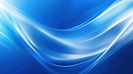 Fototapeta premium Blue abstract background for presentations: Polished blue abstract background designed with professional light effects, ideal for business presentations.