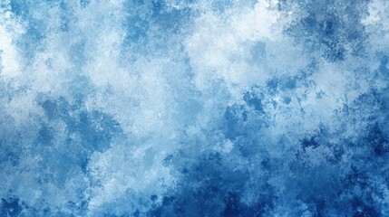 Obraz premium Blue abstract background with texture overlays: Layered textures in various shades of blue, adding depth and richness to the abstract composition.