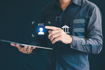 KYC Authentication Security Interface Based on Digital Screen E-KYC Authentication Digital Identity and Security Process
