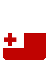 Obraz premium TONGA Flag on Gift Icon