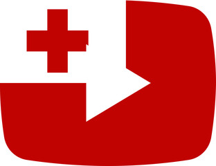 Fototapeta premium TONGA Flag on video player icon