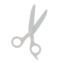 Scissor Salon Barber Shop 3D Object