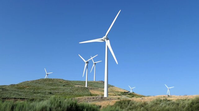 V&iacute;deo sobre parte do parque e&oacute;lico da Serra do Caramulo, um ref&uacute;gio de energia renov&aacute;vel em Portugal