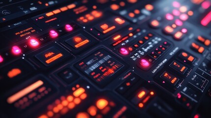 Futuristic Control Panel