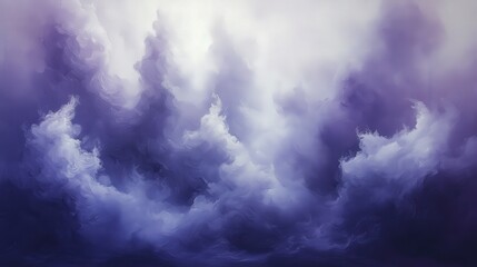 Obraz premium Abstract Rising Purple And White Smoke Plumes Creating A Dreamlike And Ethereal Atmosphere