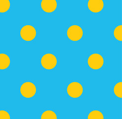A blue present with dot pattern
