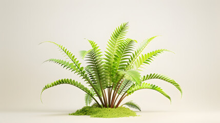 Fototapeta premium Fern fantasy plant 3D