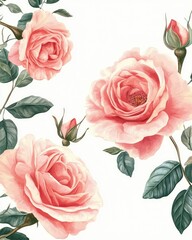 Elegant floral seamless pattern design background