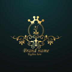 Web creative initial  latter logo design with modern business vector template. luxury new  logo design. creative isolated  monogram logo design with golden color