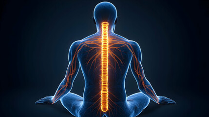 Human Anatomy - Spinal Cord and Nerves.