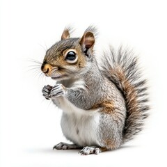 Obraz premium squirrel on isolated white background