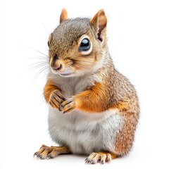 Obraz premium squirrel on isolated white background