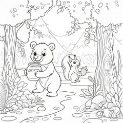 animals in the forest