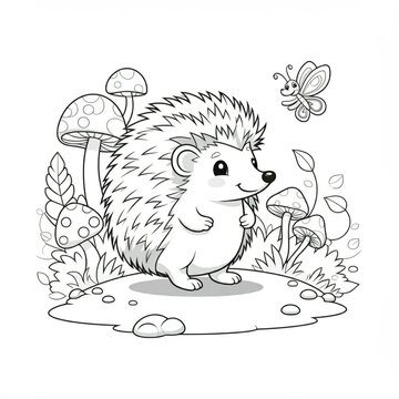 recommend clip art: hedgehog
