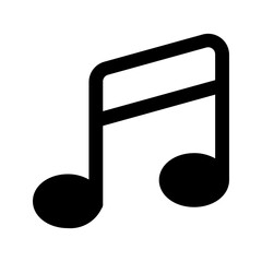 music glyph icon