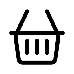 shopping cart glyph icon