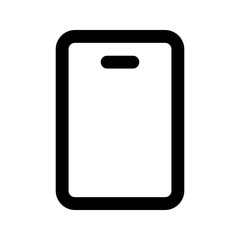 smartphone glyph icon