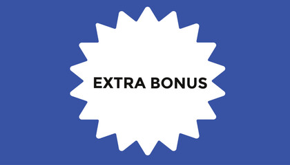 Extra Bonus web banner templates. Vector Illustration