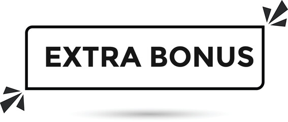 Extra Bonus web banner templates. Vector Illustration