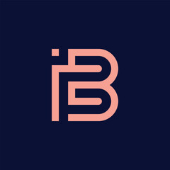 b business logo design