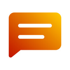 chat gradient icon