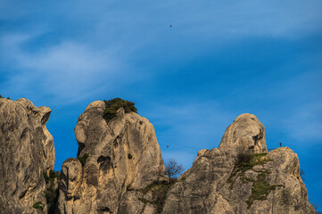 sightseeing during a visit to the village of Castelmezzano, Potenza