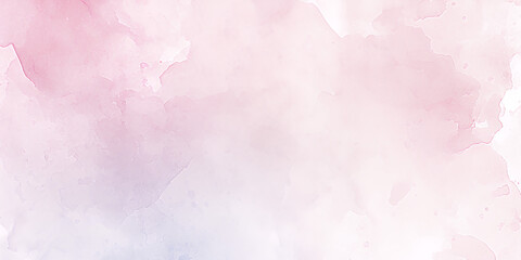 Obraz premium Abstract watercolor background in soft pink and purple hues.