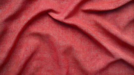 Red Fabric Texture.
