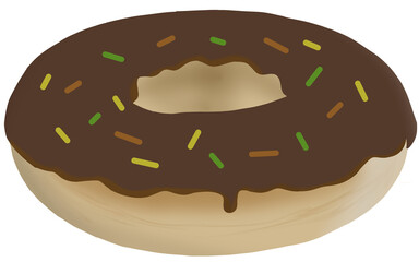 Donut chocolate