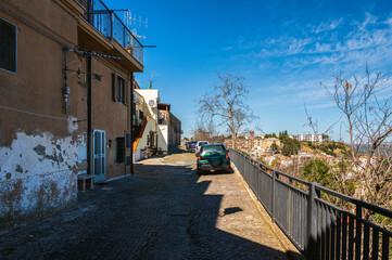 views of the city center of Ferrandinam Matera, Basilicata