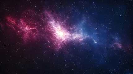 Obraz premium Nebula in the Night Sky.